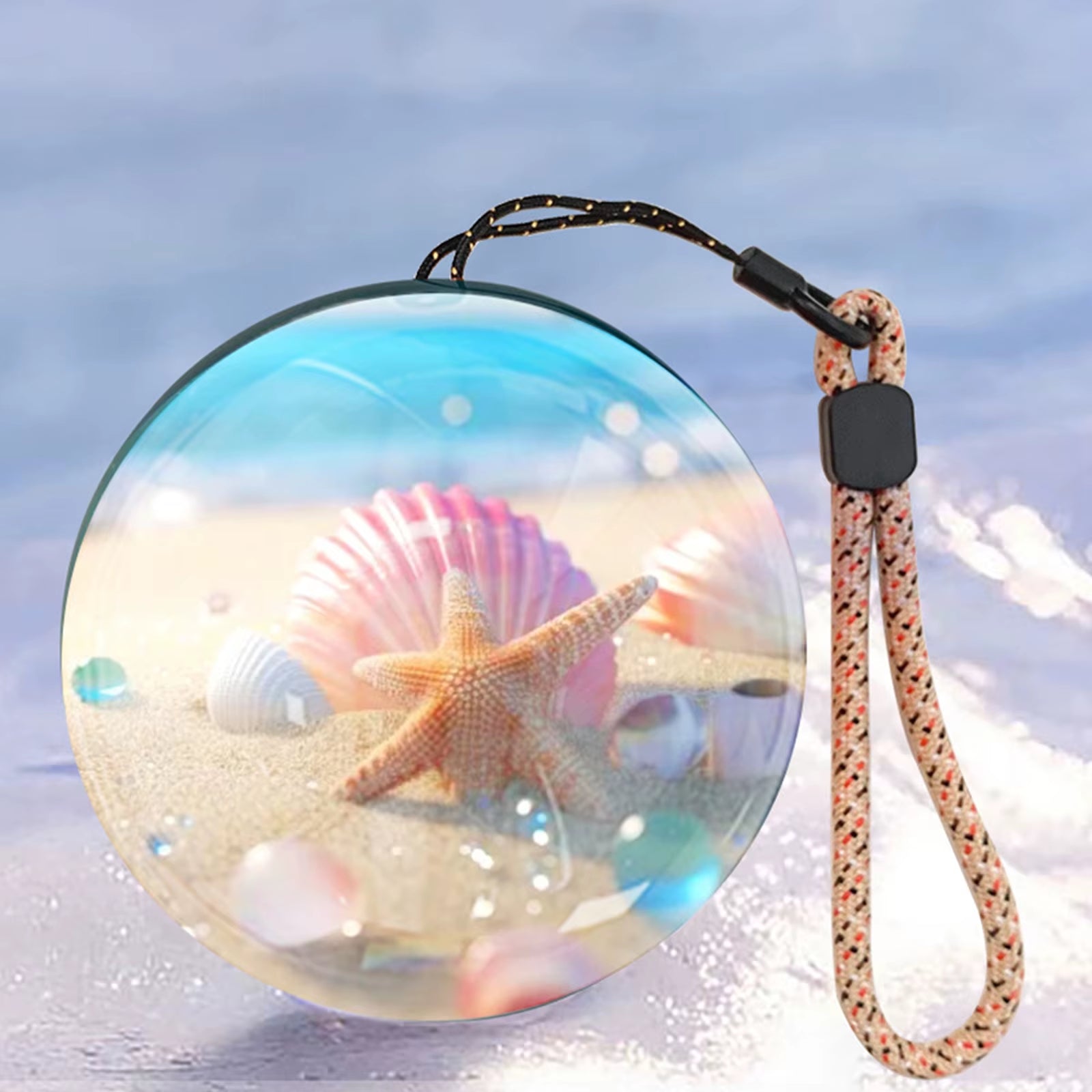 Crystal Ball Video Player with Base Upload Videos & Photos 3D Memory Orb Rechargeable Spherical Video Screen Xmas Birthday Gift