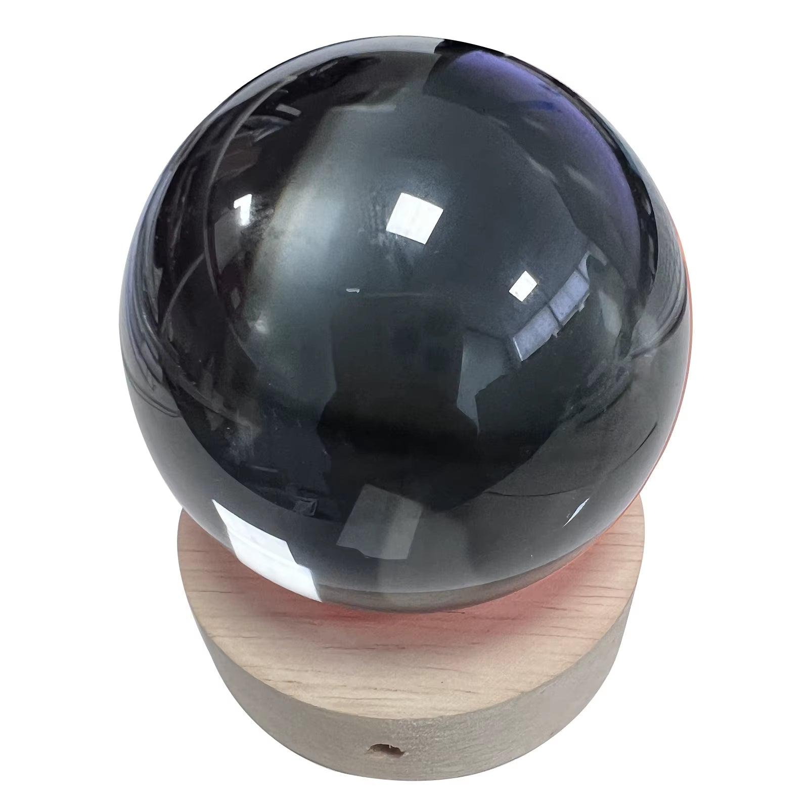 Crystal Ball Video Player with Base Upload Videos & Photos 3D Memory Orb Rechargeable Spherical Video Screen Xmas Birthday Gift