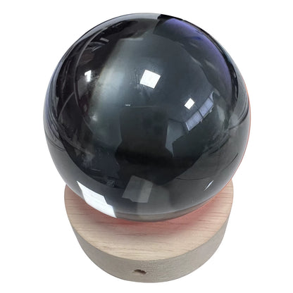 Crystal Ball Video Player with Base Upload Videos & Photos 3D Memory Orb Rechargeable Spherical Video Screen Xmas Birthday Gift